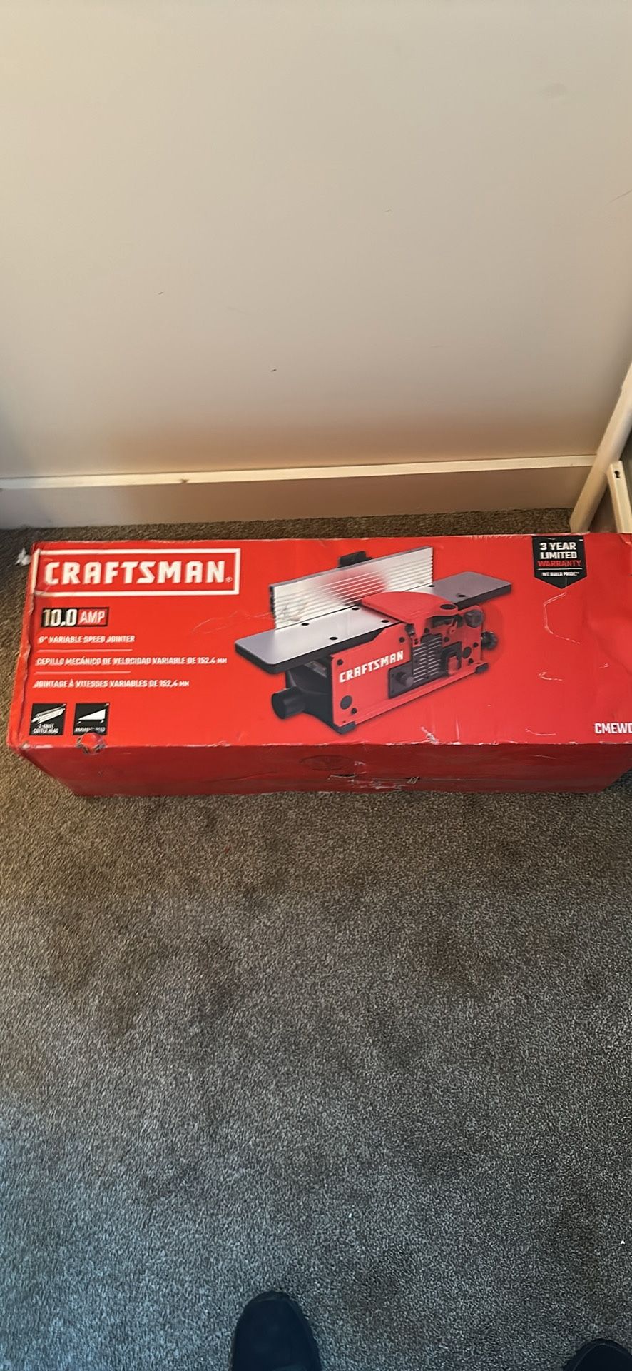 Craftsman 6" Variable Speed Jointer