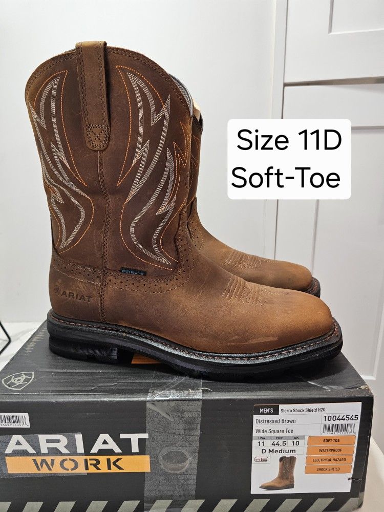 Ariat Soft Toe Work Boots Size 11