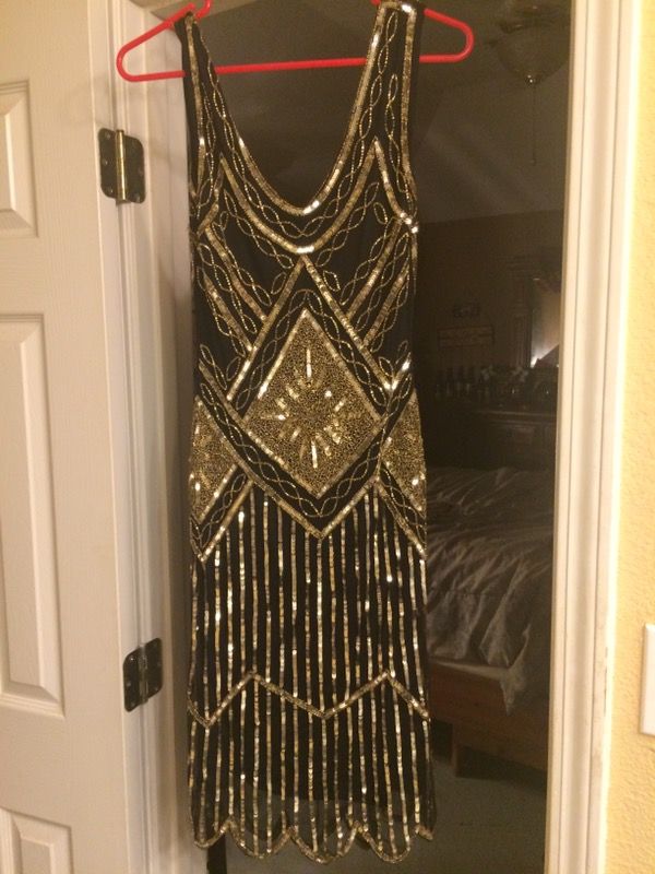Dress Black & Gold