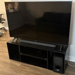 65 In Lg Flat Screen Year 2023 And Sound Bar 