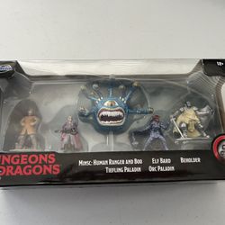 NEW 2020 Dungeons & Dragons Jada Diecast 5 Pack Wizards Of The Coast Minsc