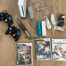 Wii Console With Games