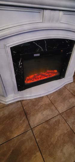 Tv stand fireplace heater