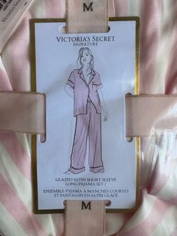 VS Satin short sleeve pajama set
