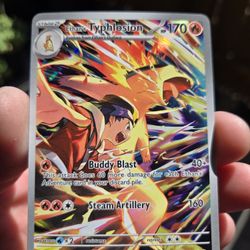 Ethans Typhlosion Pokémon Card 