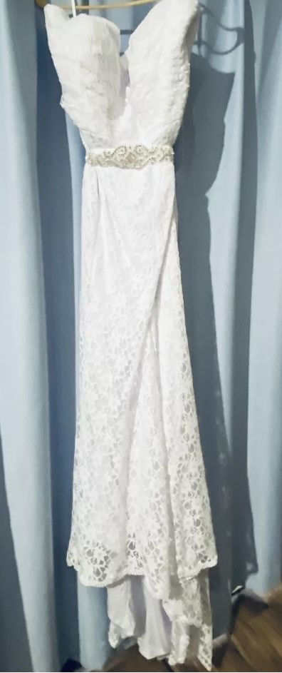 Vintage Honeydress Women's Heart-Shaped Trailing Lace Wedding Dress! 🤍🤍