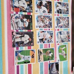 New York Yankees 164 Baseball Cards Lot 
