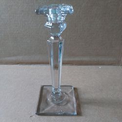 Vintage Glass Candlestick Holder
