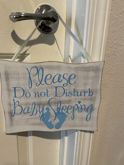 Do Not Disturb Baby Sign