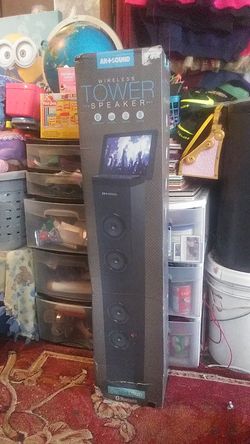 AR sound wireless tower speaker Bluetooth