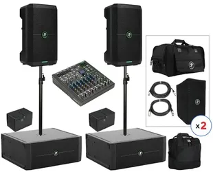 Mackie Go Battery powered PA system bundle