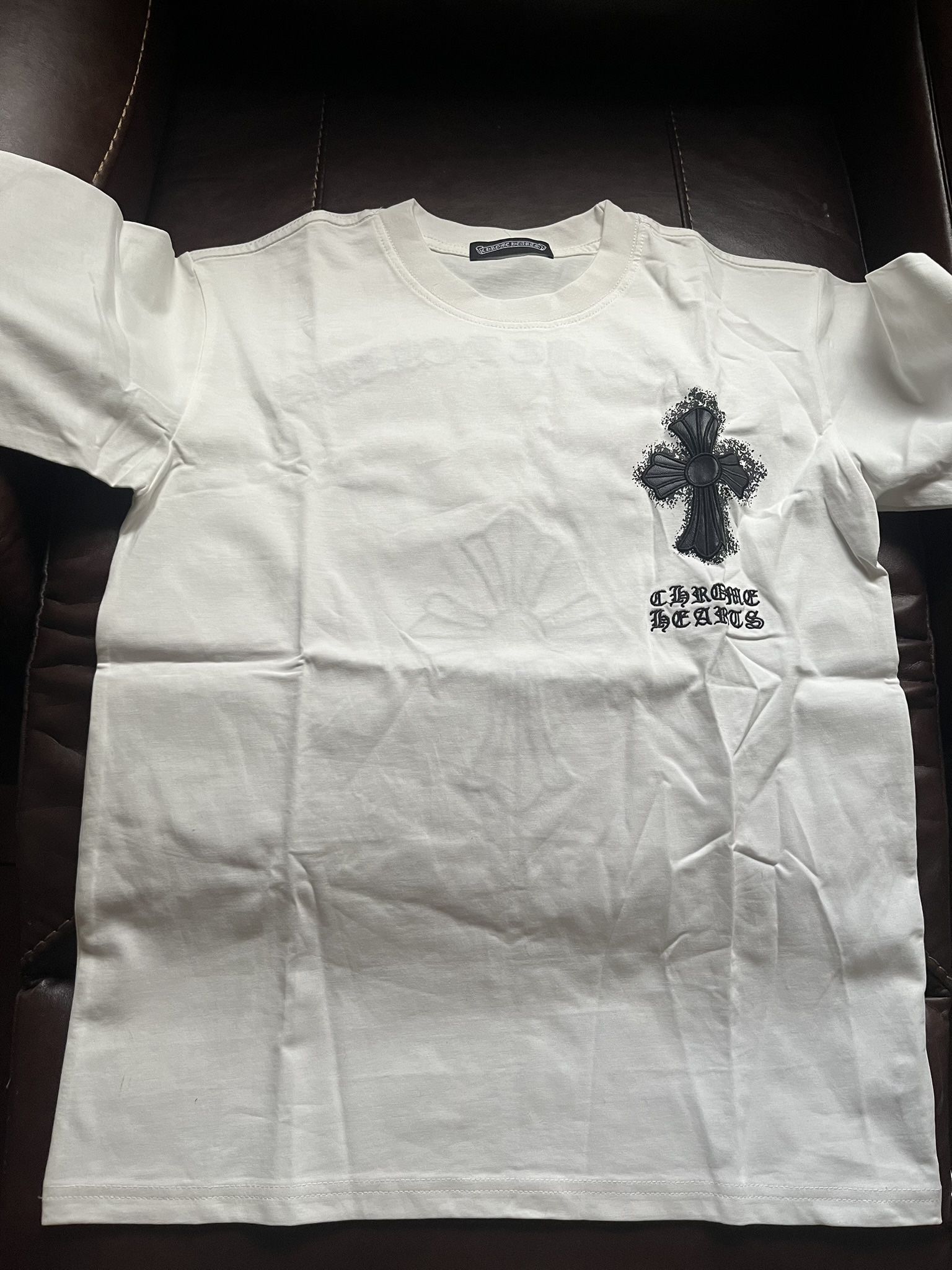 Chrome Hearts Men's White Short Sleeve T-Shirt Size Small