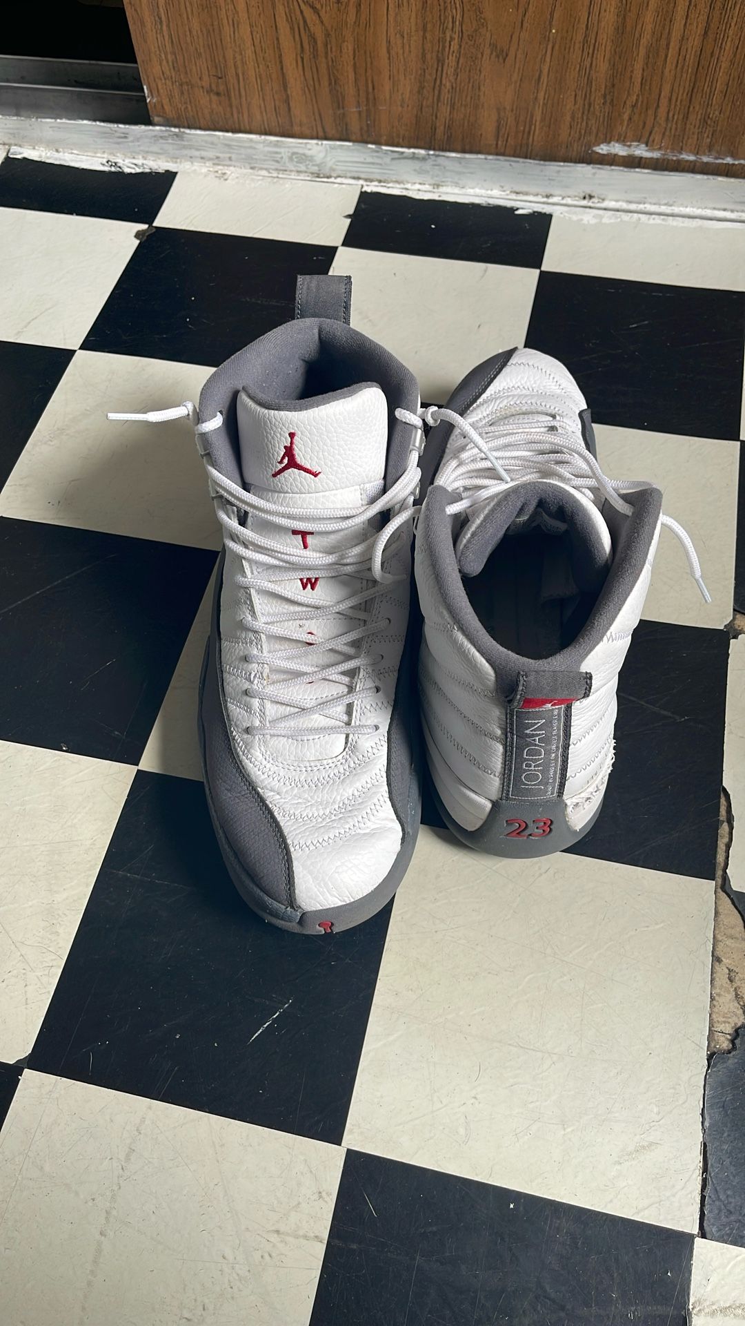 Jordan 12 Retro White Dark Grey