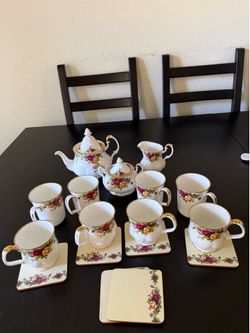 Royal Albert tea set and mugs