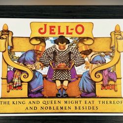 JELLO Original Vintage Print Poster Maxfield Parrish Art Deco Nouveau Artist LRG Neo Classical Antique Fine Collectible Allegory Allegorical Painter