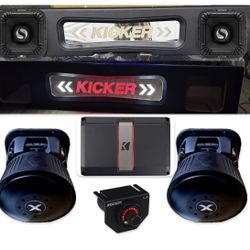 GMC SIERRA OR CHEVY SILVERADO 2019-2026 BASS PACKAGE KICKER SOLO X 8” INSTALLED 