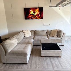 •Free Delivery• Gray Modular Sectional Couch 🛋️ 