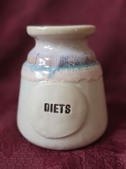Ceramic Vase with Drip Glaze