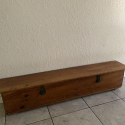 Wood Military Locker