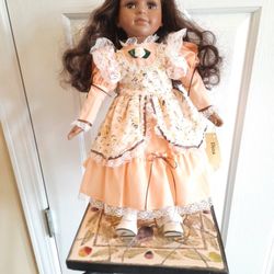 "Dina", Porcelain African American Doll