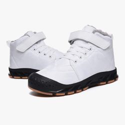 ditont Kids Girls Boys Outdoor Waterproof Cold Weather Snow Boots White Size 13 Boys Girls