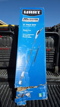 HART 20-Volt 8-Inch Pole Saw Kit, (1) 2.0 Ah Lithium Ion Battery