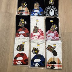 🔌SINGLES/BULK BAPE SHIRTS🔌