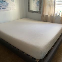King Size Memory Foam Mattress And Frame
