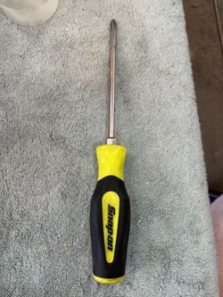 Snap-on yellow screwdriver