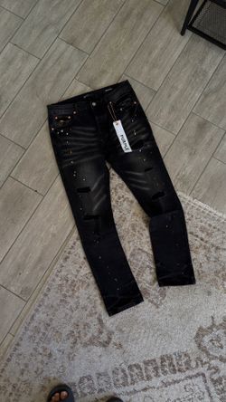 Purple jeans
