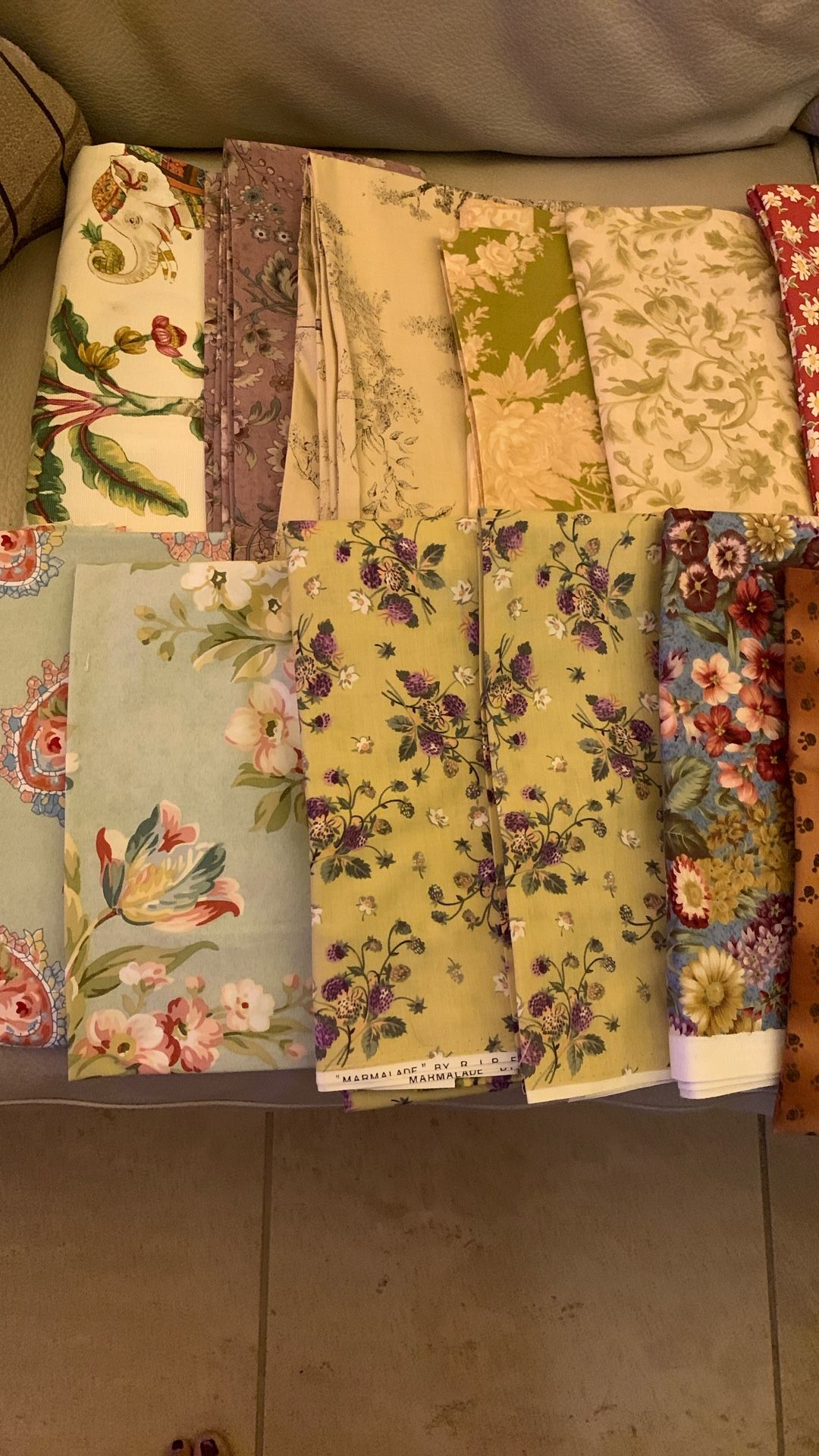 SEWING FABRIC (MATERIALS) 42 Pieces - $125