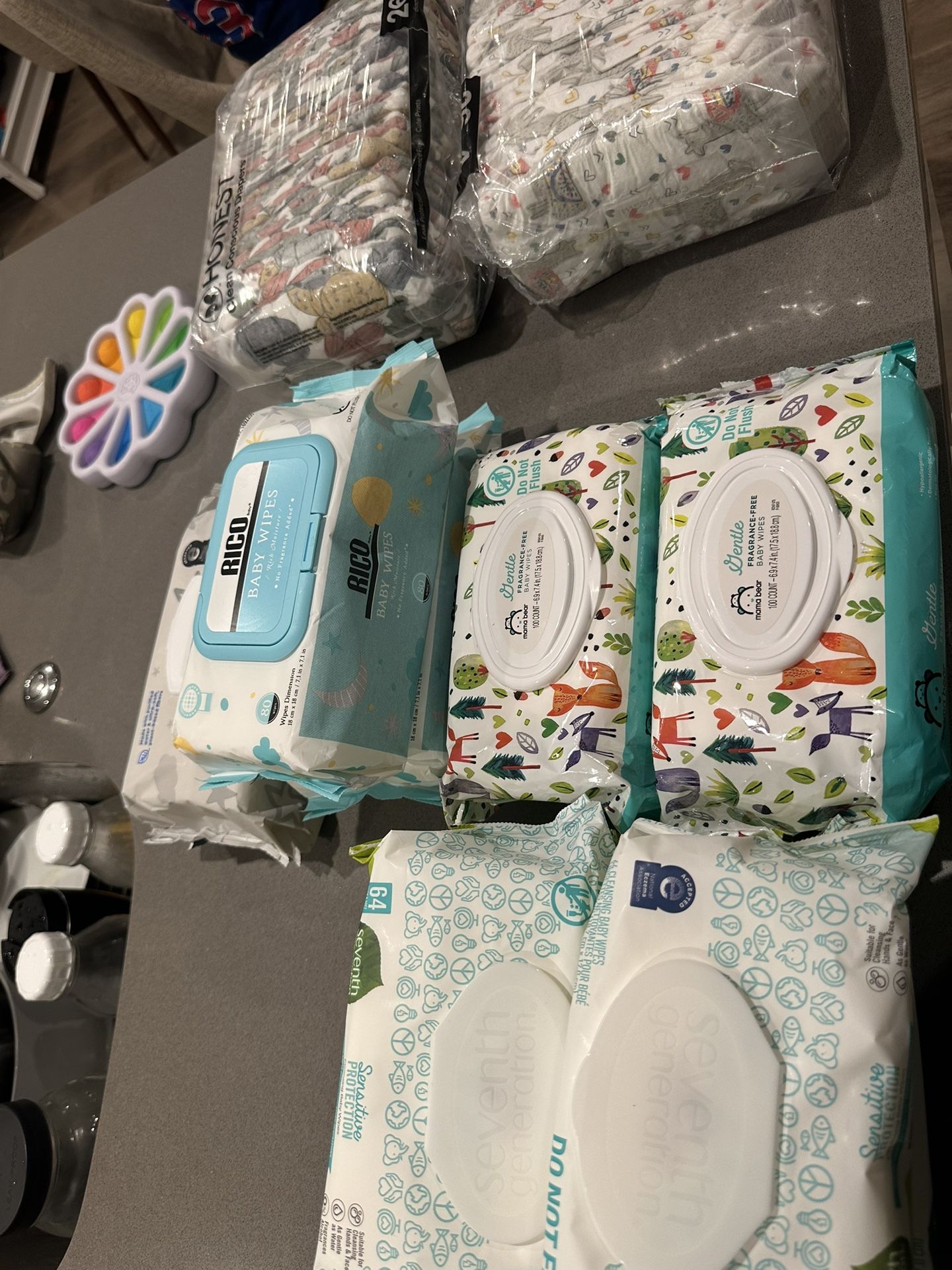 Variety Of Baby Wipes (9 Packs)