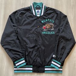 Vintage Memphis Grizzlies Starter Jacket Mens XL for Sale in Spring TX OfferUp