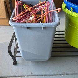 Laundry Basket And Hangers