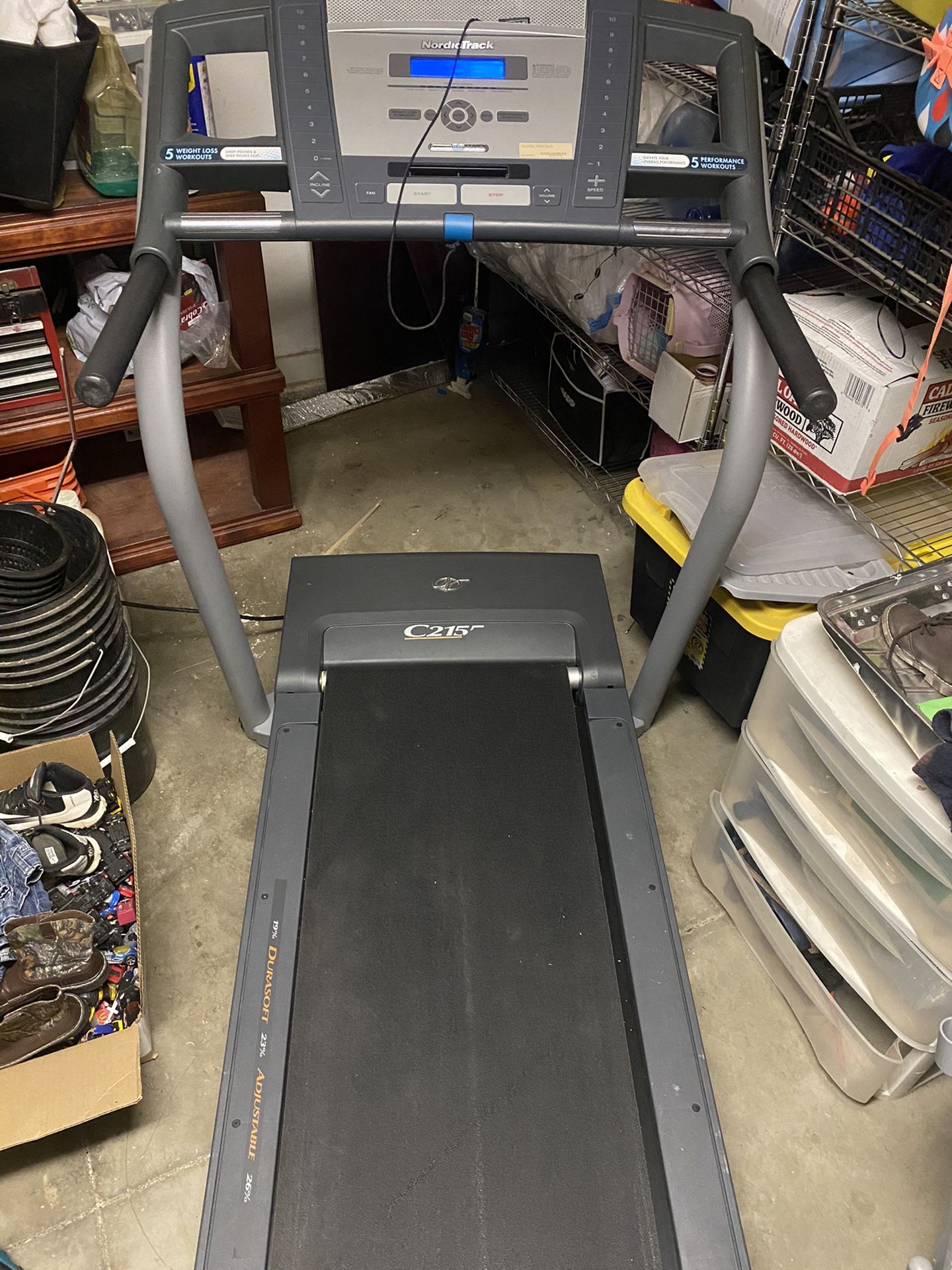 Treadmill. Nordictrack space saver