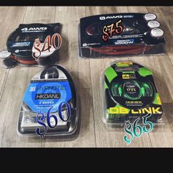 0 gauge wire kit NEW  Car Audio Install Kit Espanol/English