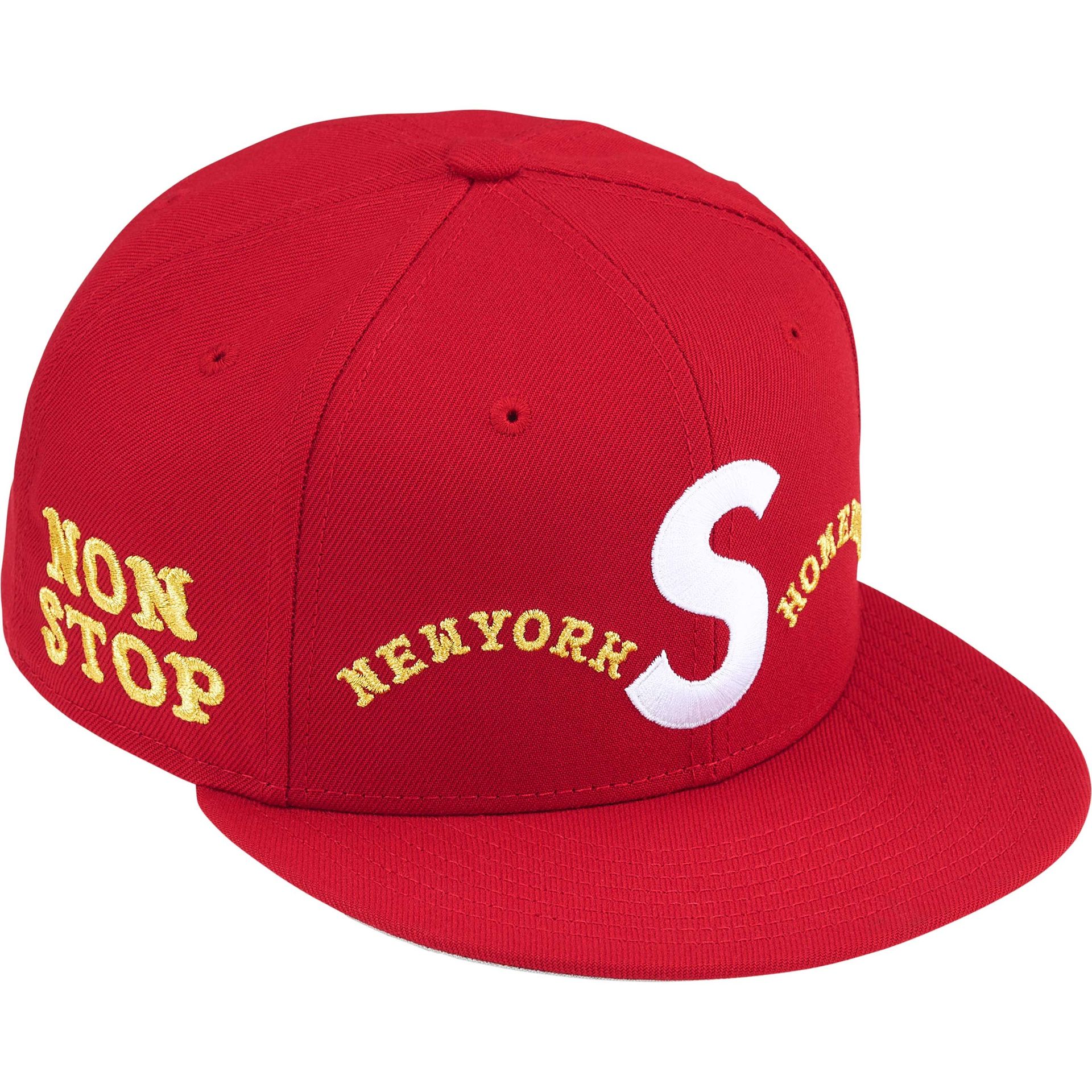 Supreme Homerun S Logo New Era 59Fifty Hat Size 71/2
