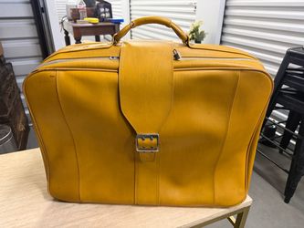 Samsonite Lather Suitcase (Vintage)