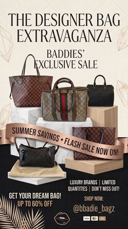 Many great bags available