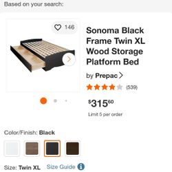 Sonoma Storage Bed Platform 