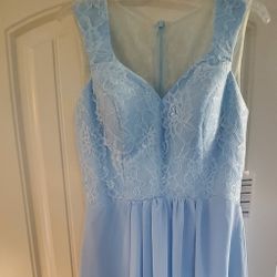 Sky Blue Bridesmaid Dresses 
