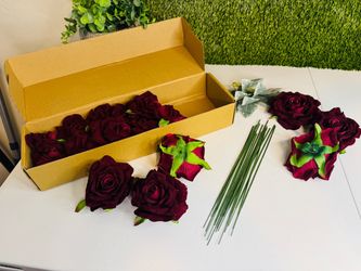 Artificial roses with stems! Brand new