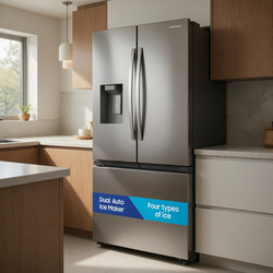 2022 Samsung RF32CG5400SR 31 cu ft French Door Refrigerator - Like New - Portsmouth, VA