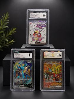 Pokémon TCG CGC/BCTC graded Slabs Bundle of 3