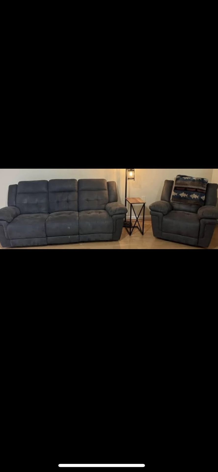 Matching Couch and Recliner Set – Clean, Pet-Free Home – $700