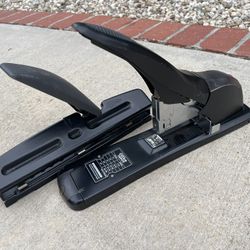 Heavy Stapler And 3 Hold Punch