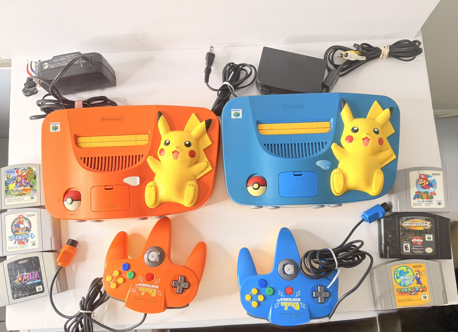 2 Pikachu N64  Console With Matching Controller And Games.5