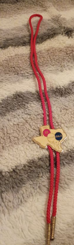 1991 Go Western Gala Texas Bolo Tie - Rare