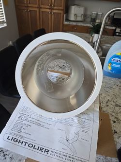 Lightolier 1105, 1112 Recessed Lytecaster Baffle Reflector Trim Only