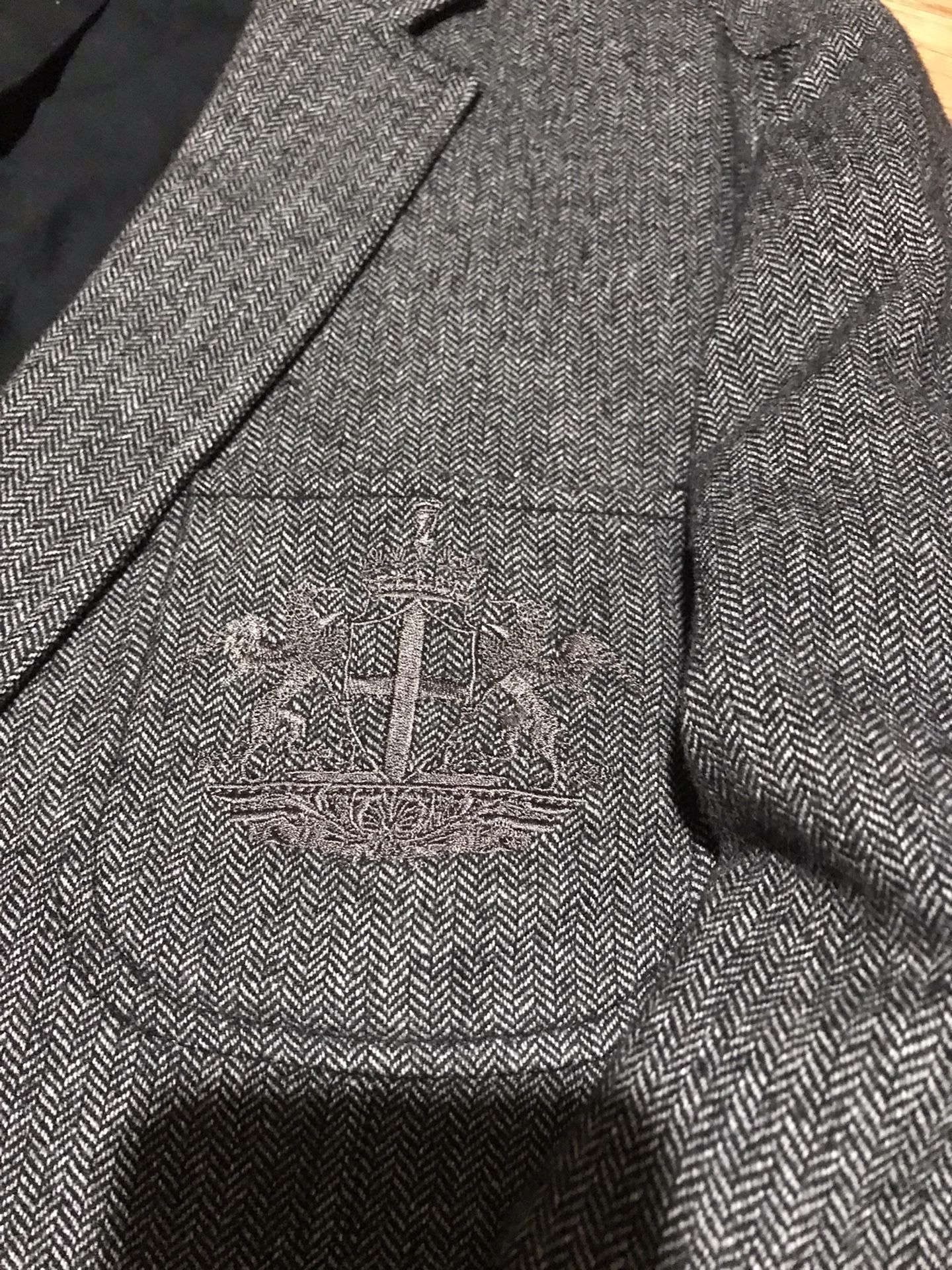 Men Tweed Jacket 